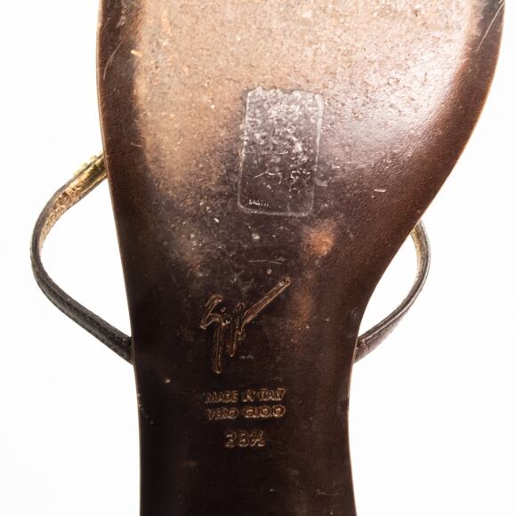 Giuseppe Zanotti Womens Fancy Bling Stone Thong Sandals Size 8.5 - Picture 12 of 12